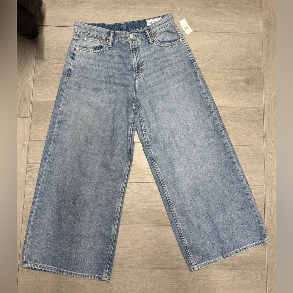 GAP Light Blue Flare Wide-Leg Jeans